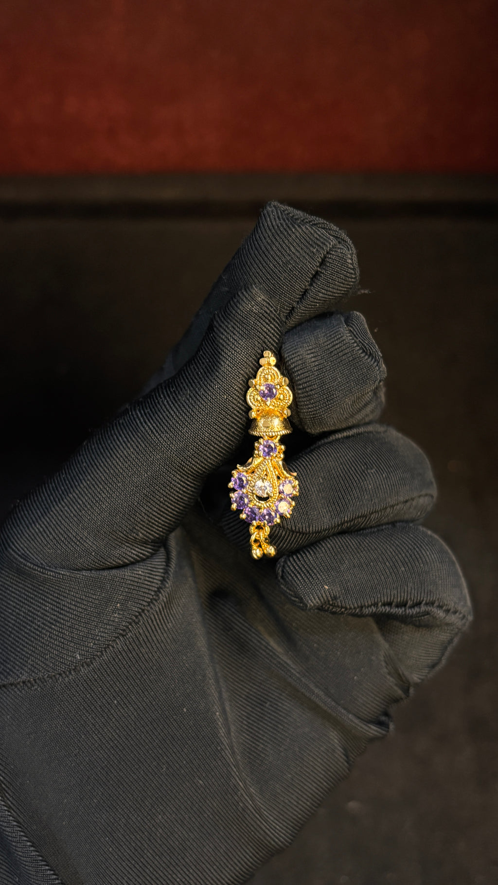 Lavender Daily Wear Earrings SRJER103