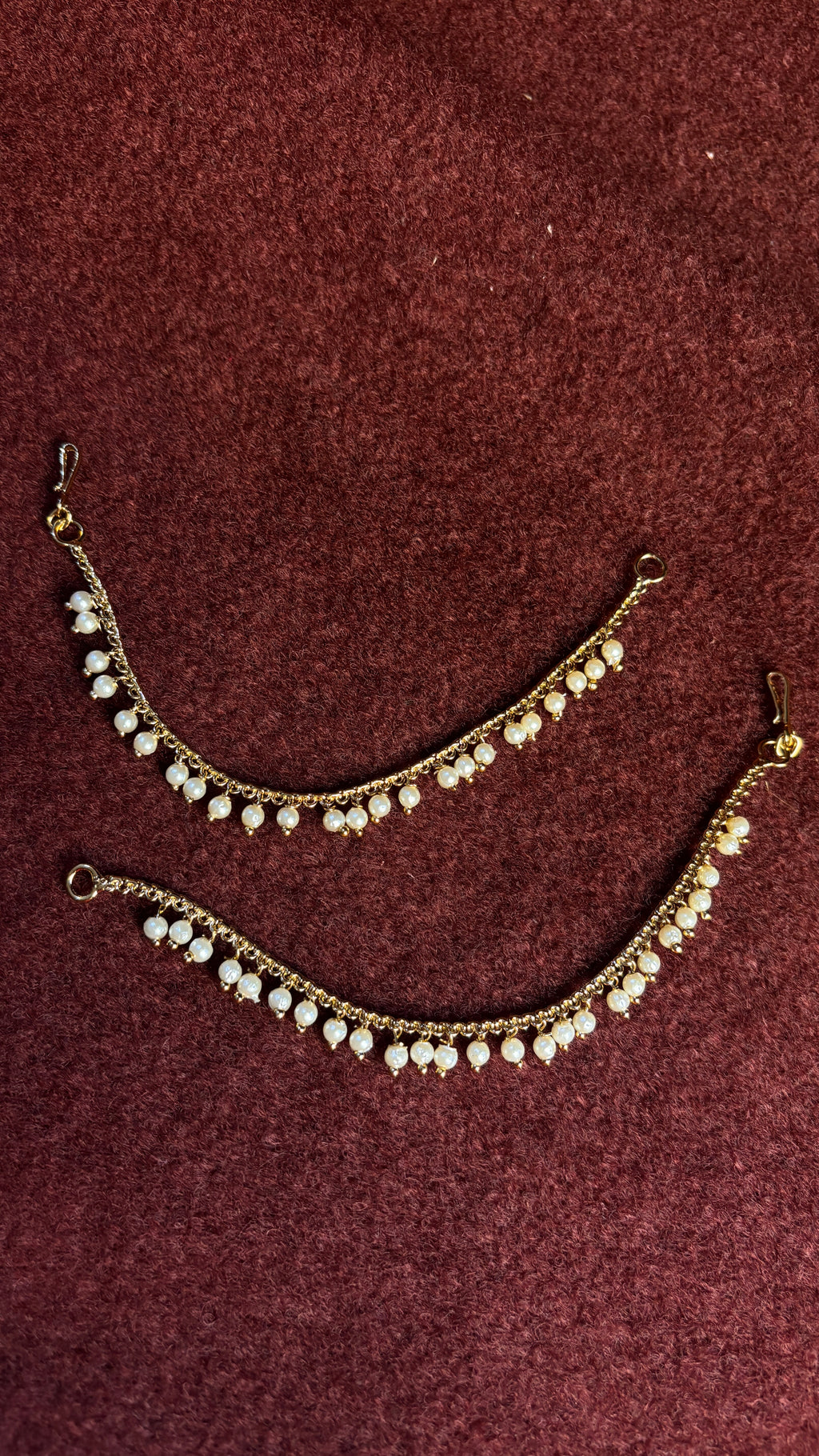 Single Line Pearl Chempaswaralu SRJCS03