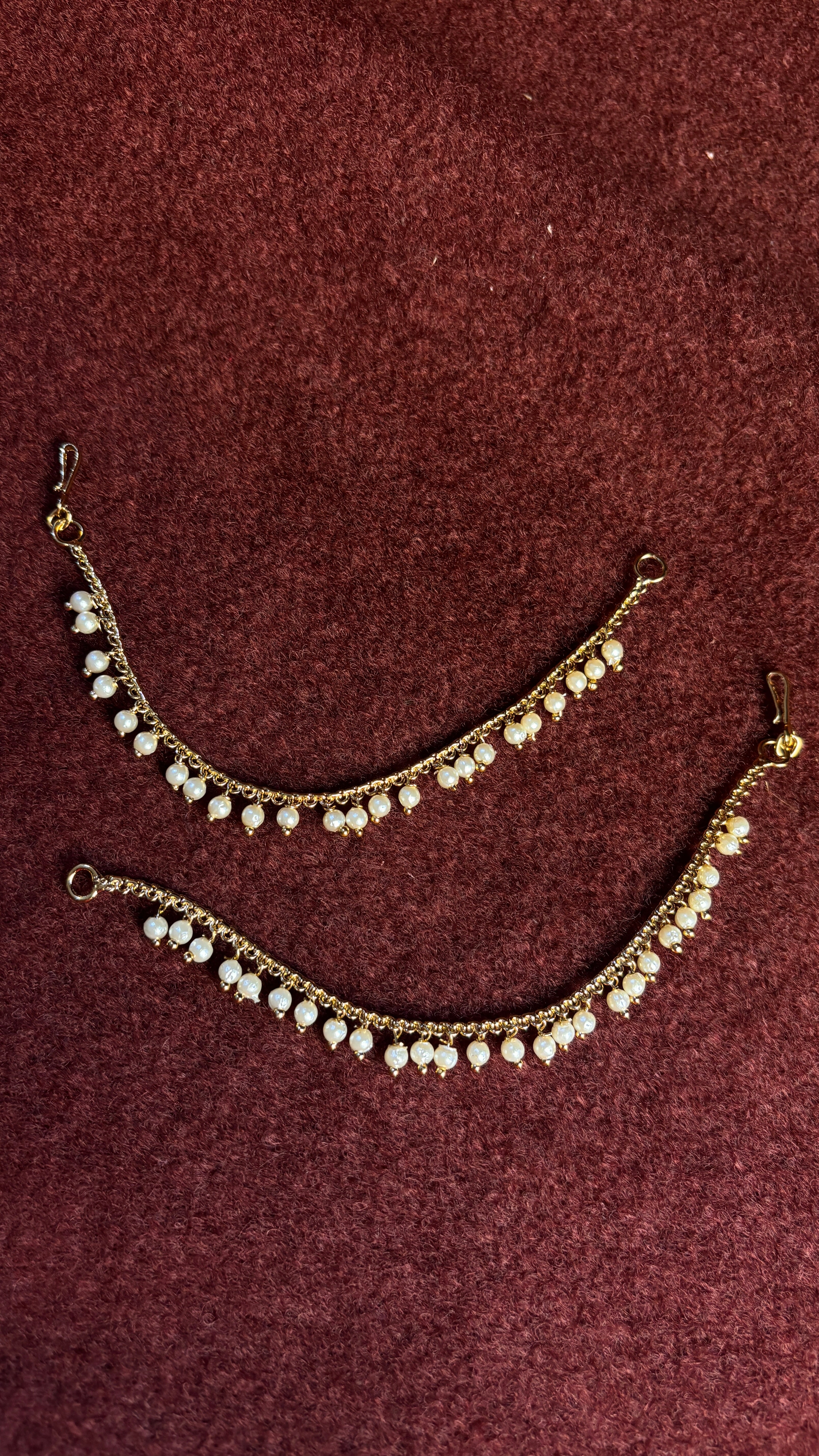 Single Line Pearl Chempaswaralu SRJCS03