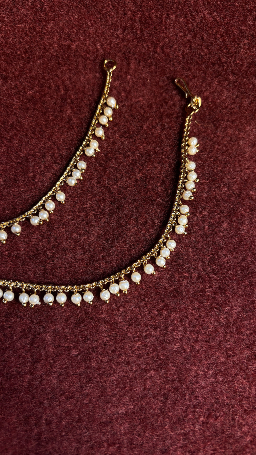 Single Line Pearl Chempaswaralu SRJCS03