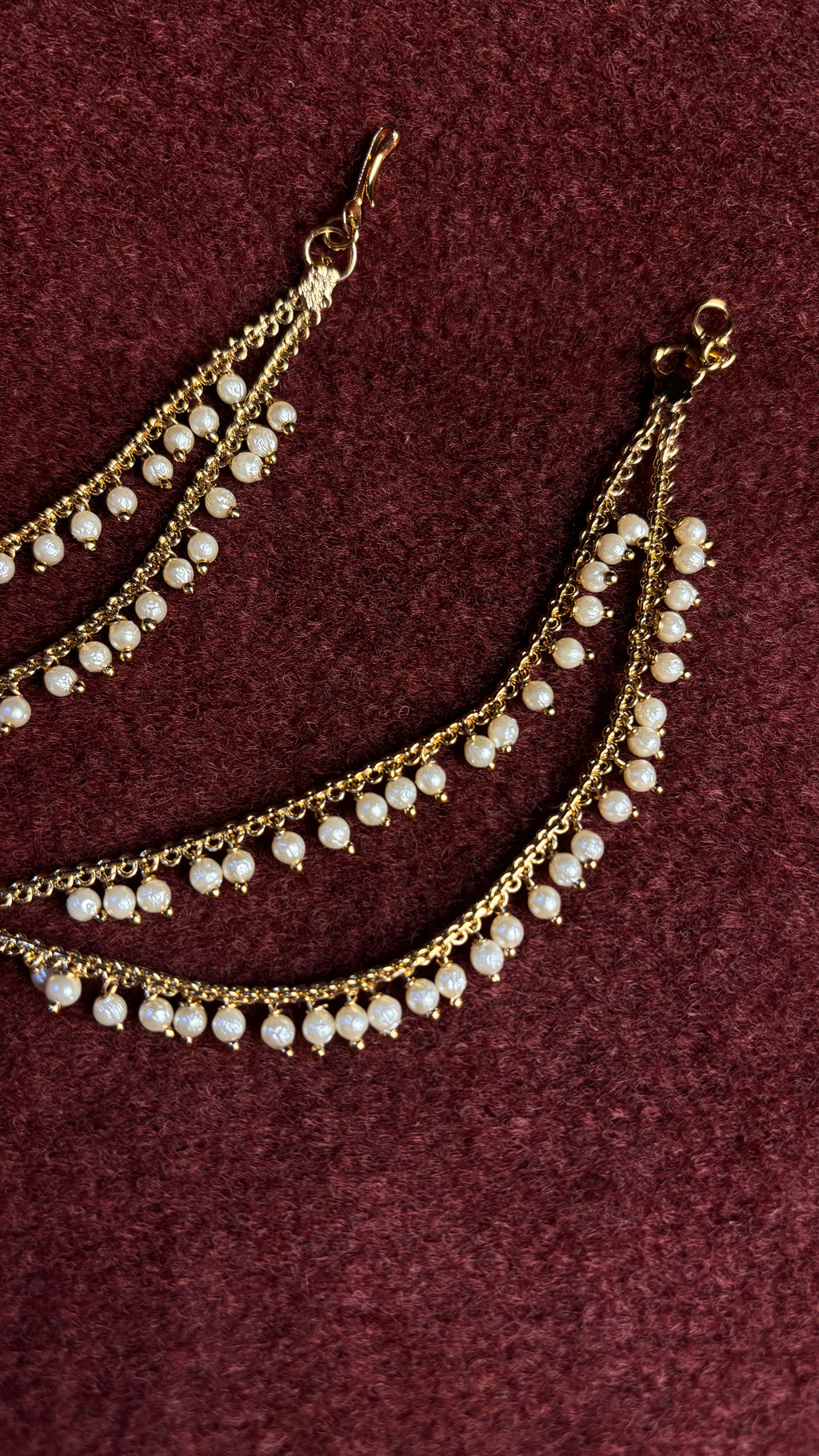 2 Line Pearl Chempaswaralu SRJCS04