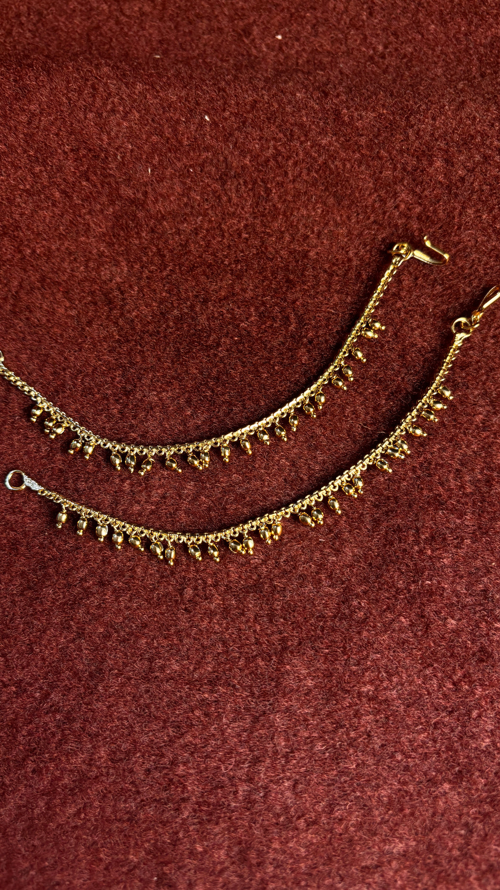 Single Line Gold Beads Chempaswaralu SRJCS07