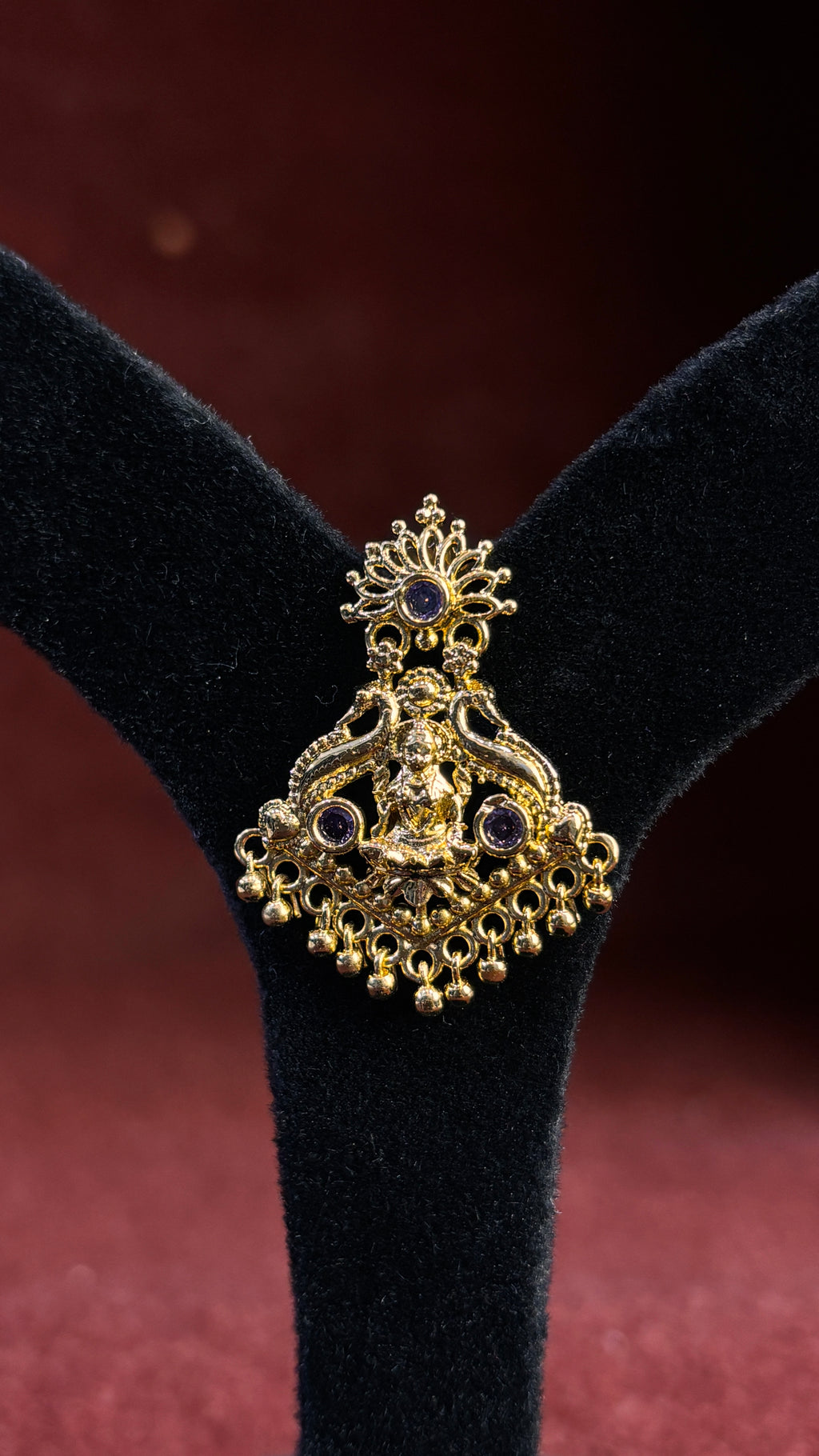 Laxmi Devi Lavender Earrings SRJER249