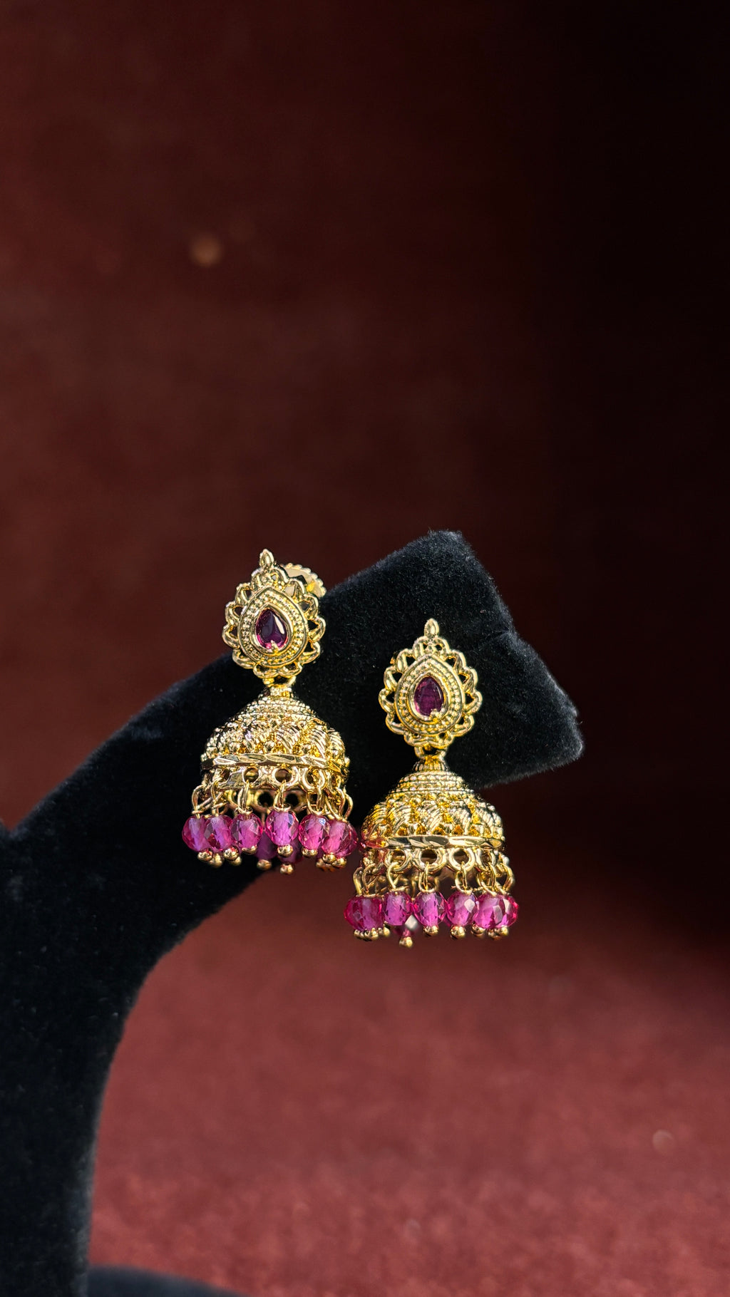 Pink Jhumka SRJER299