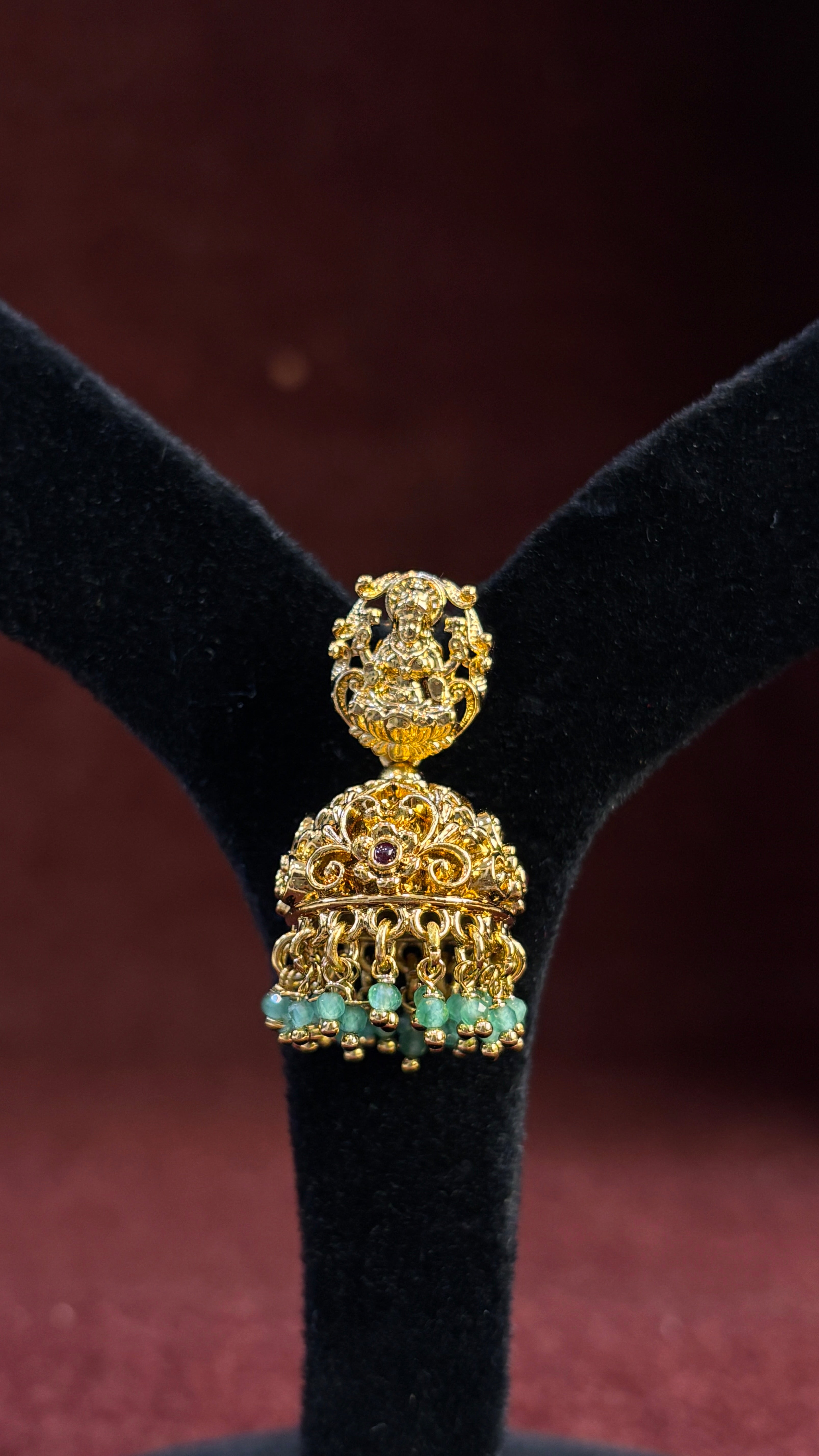 Sea Green Jhumka SRJER490