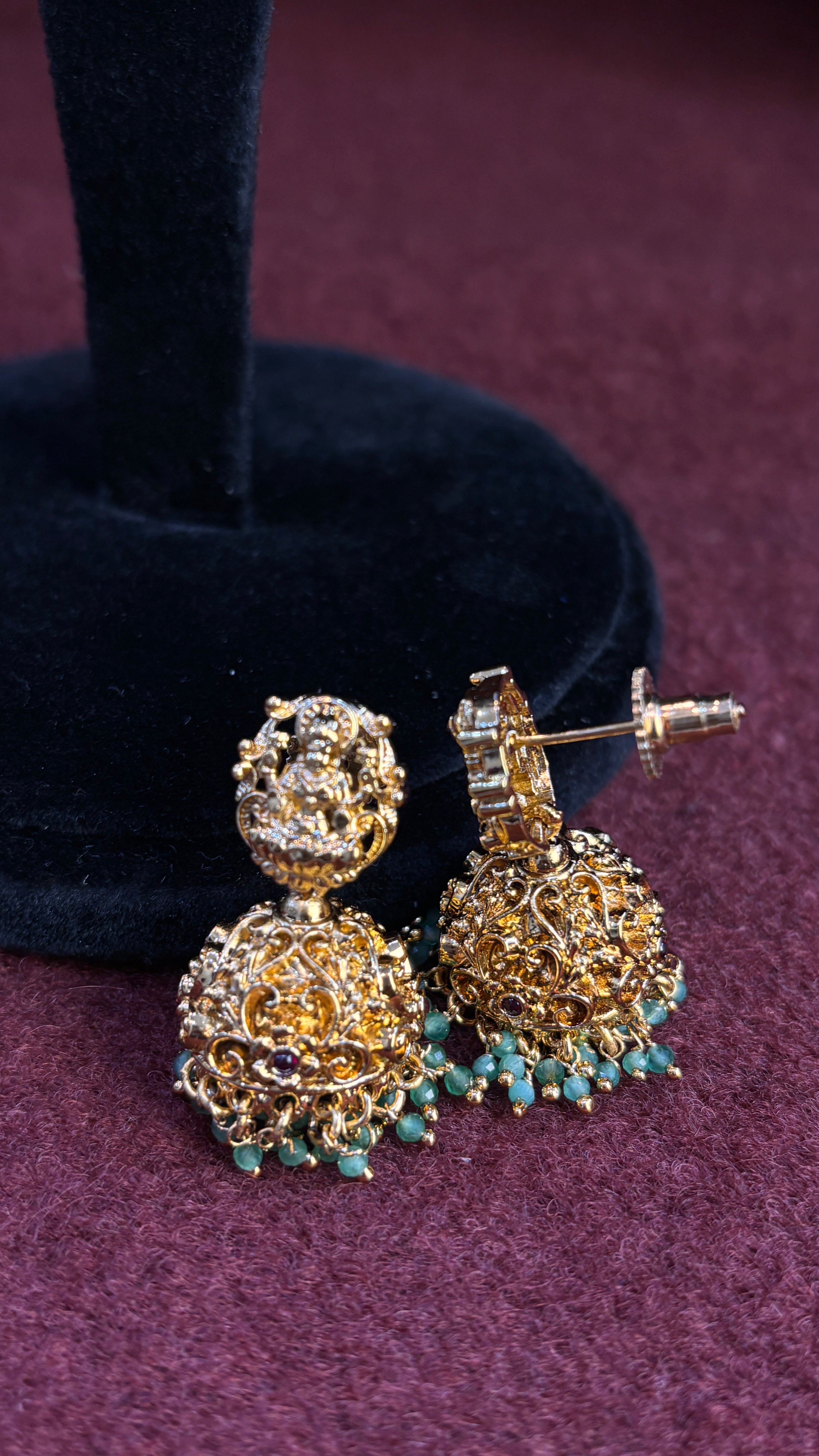 Sea Green Jhumka SRJER490
