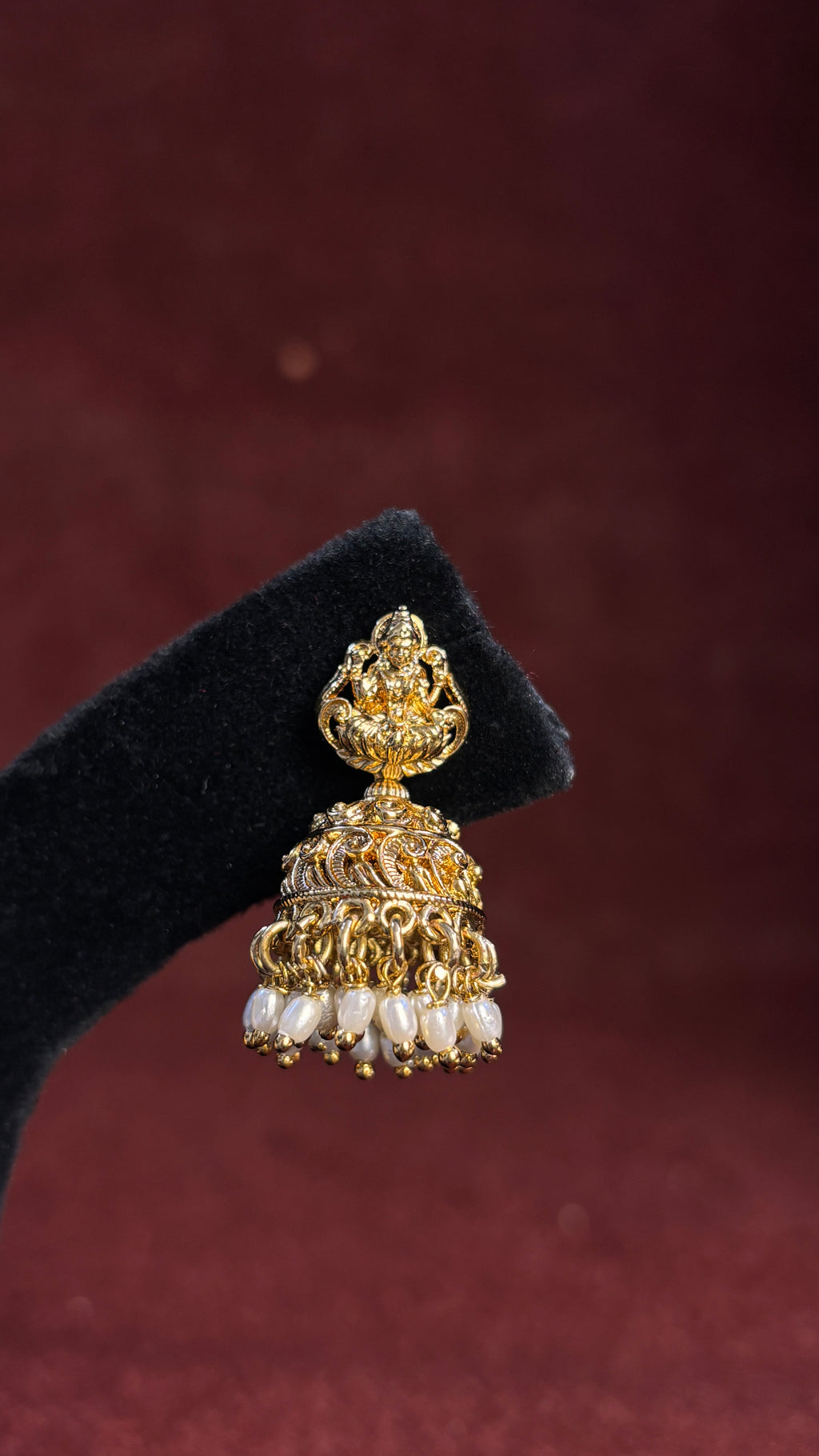 Pearl Nakshi Jhumka SRJER490