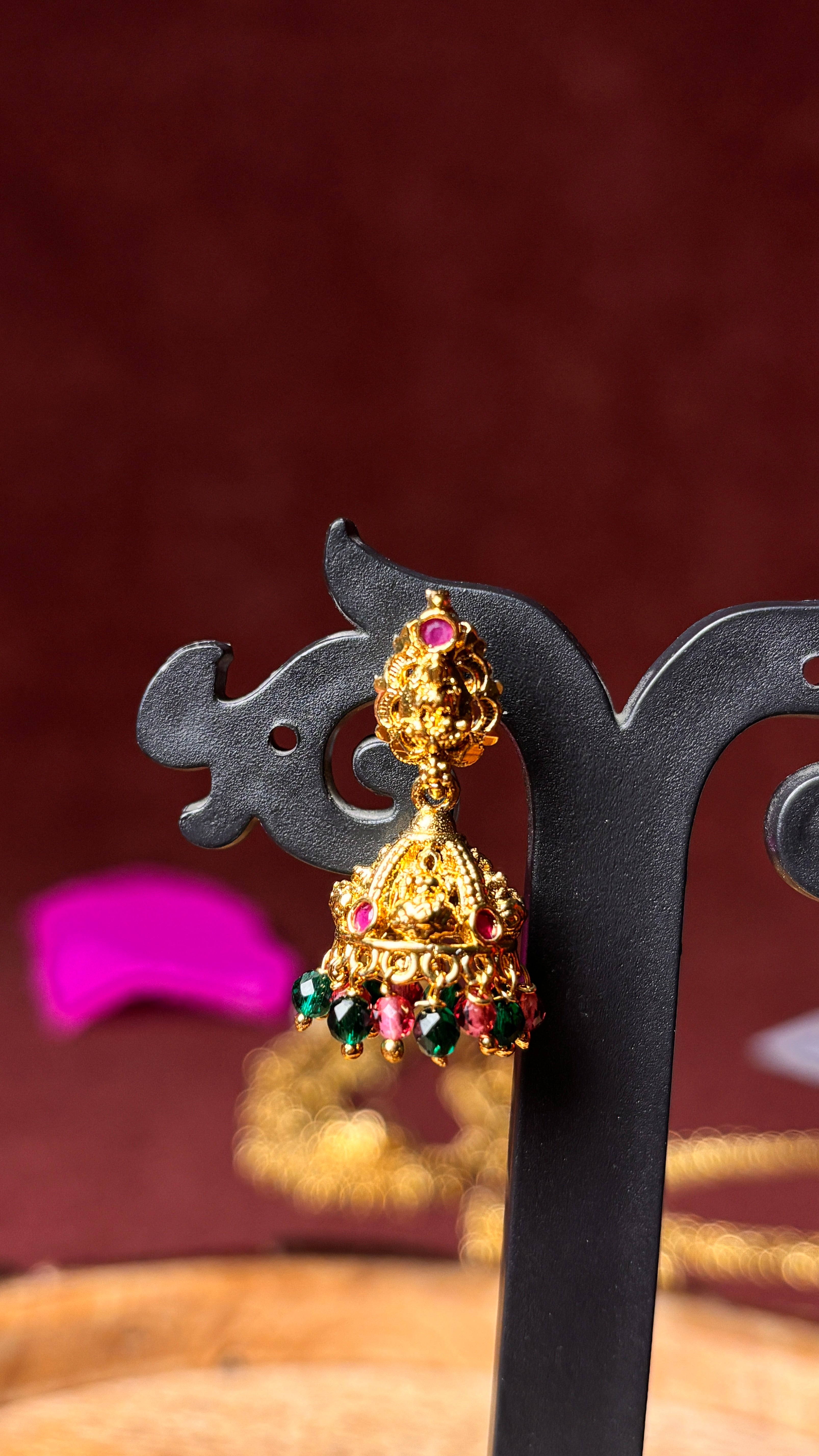 Nakshi Multi Jhumka (Medium) SRJER116