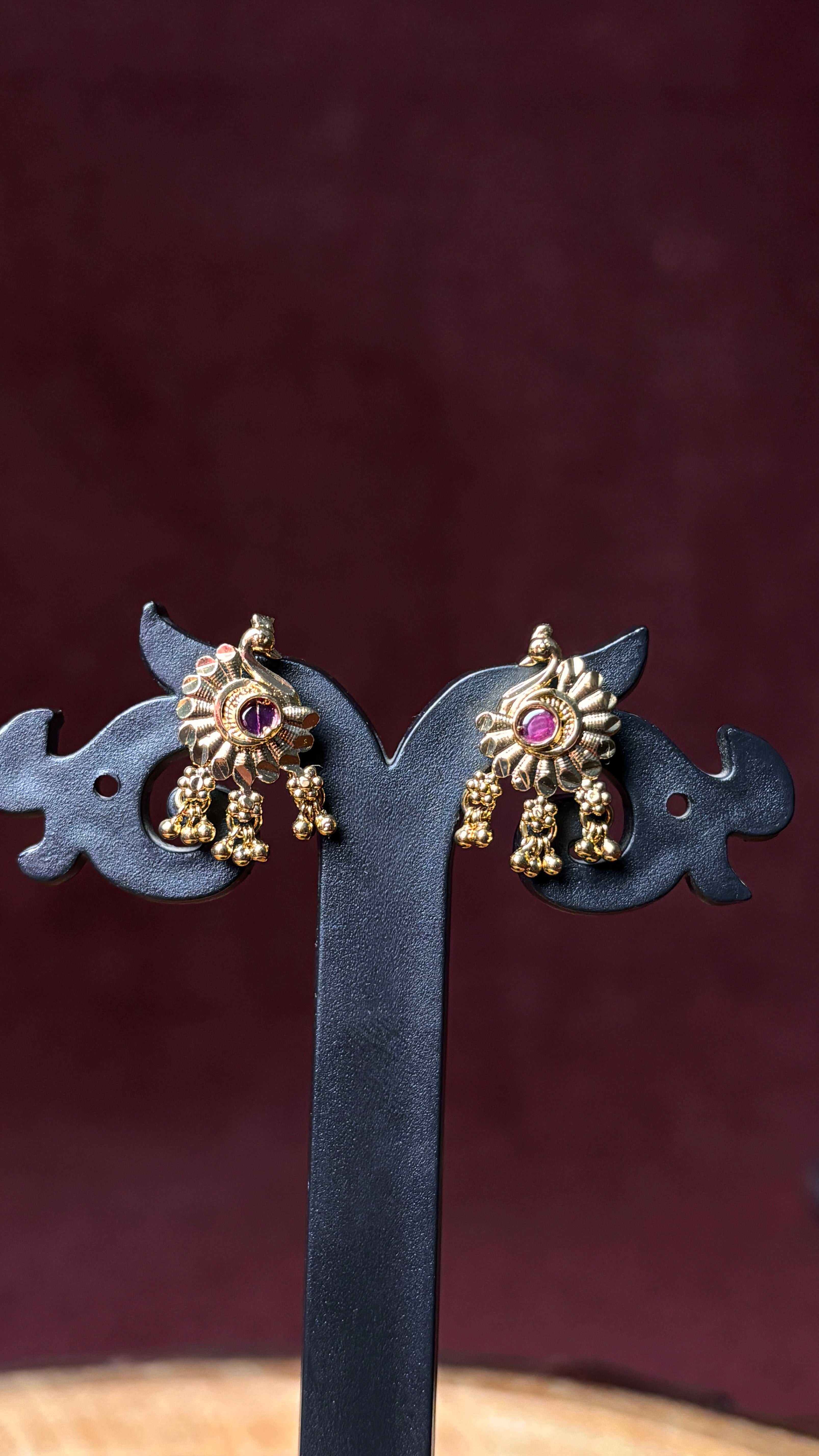 Peacock Studs SRJER139