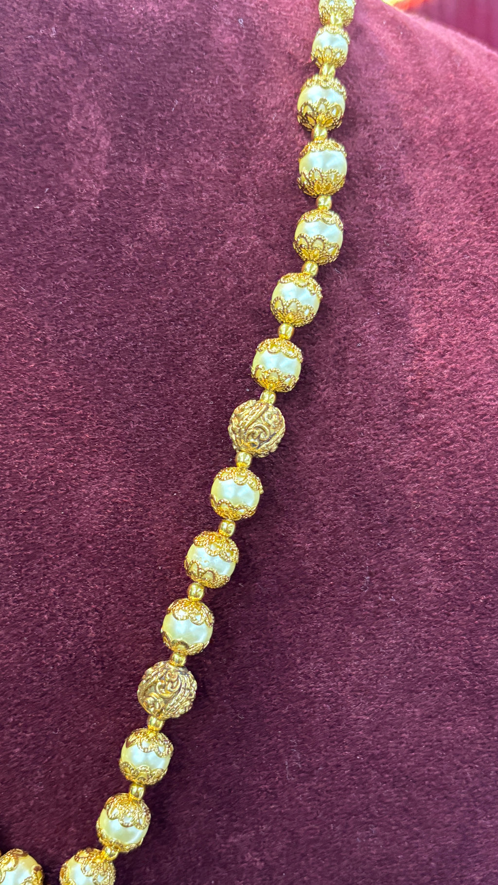 Navratan Pearl Chain SRJLCHNN