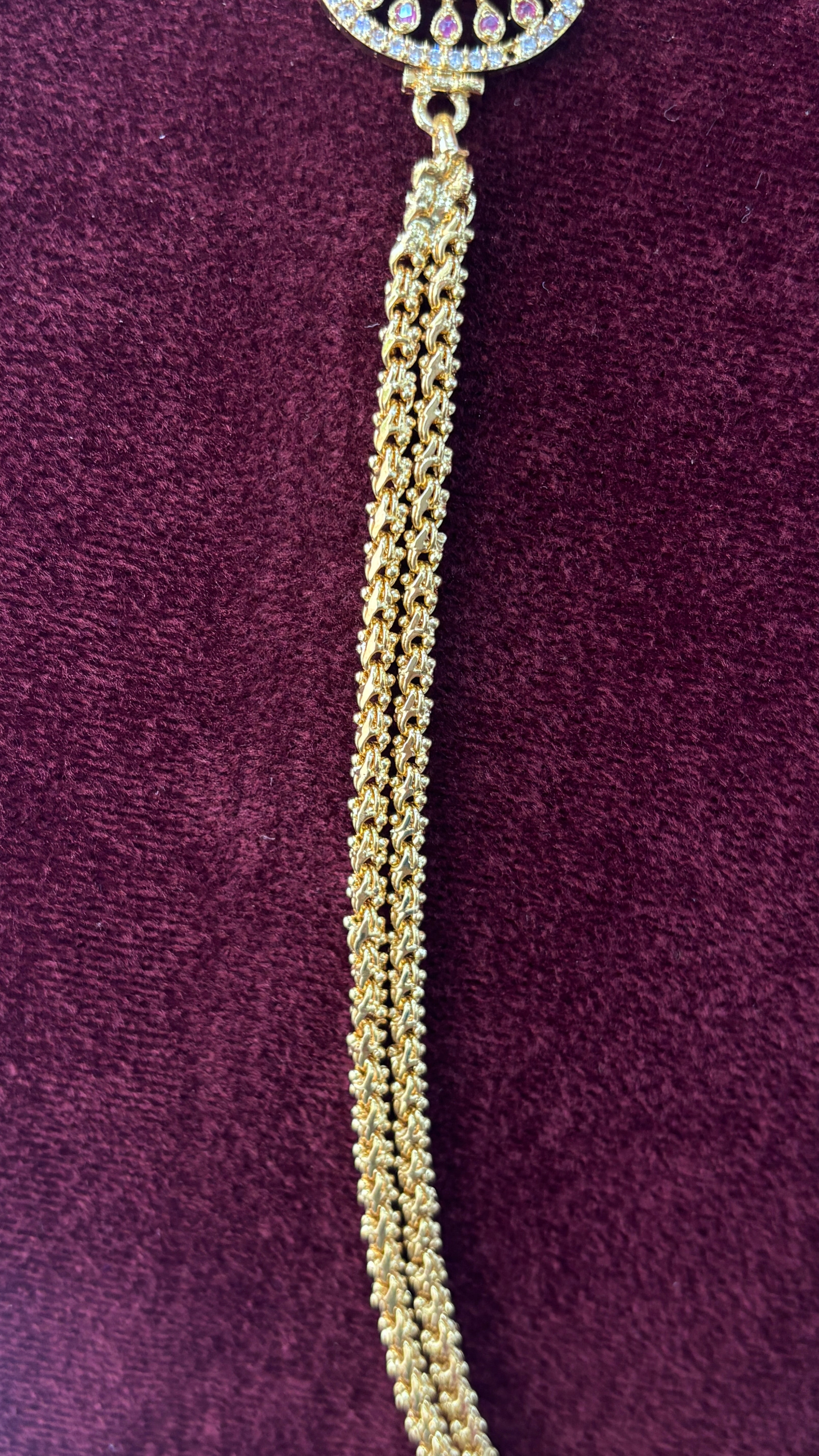 2Line Ballbasha Locket Chain SRJTH53