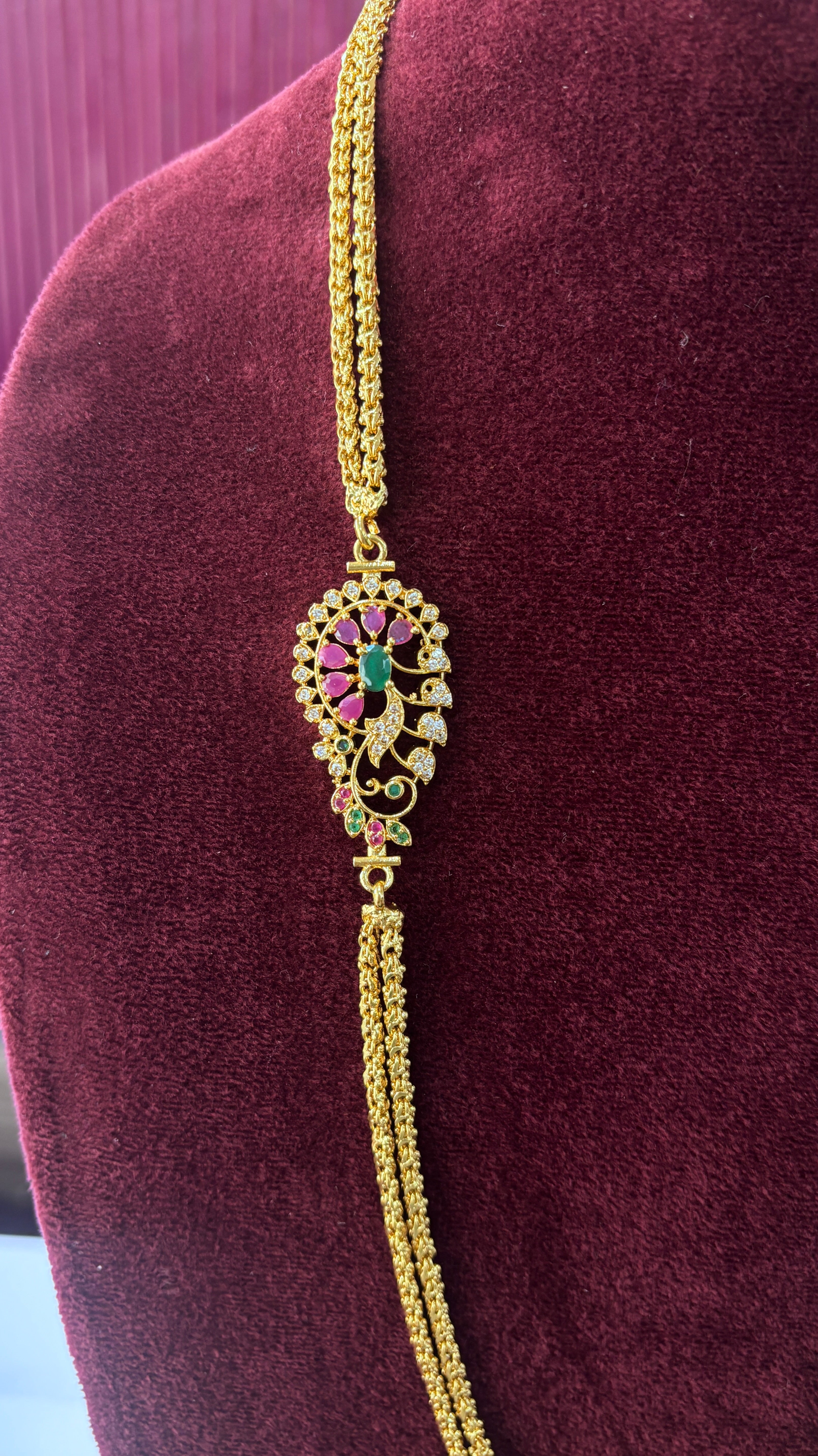 2Line Ballbasha Locket Thali Chain SRJTH53