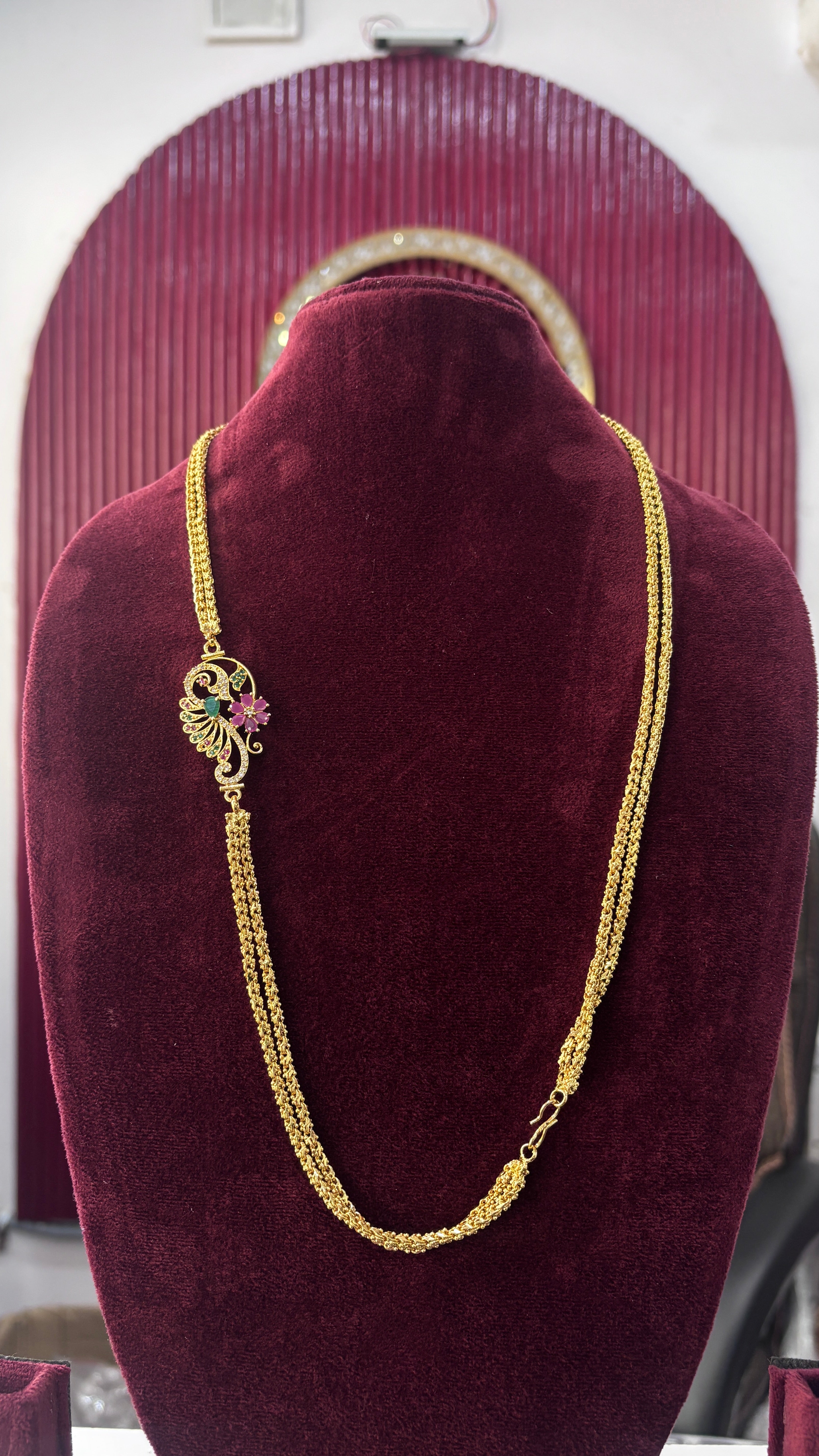 2Line Ballbasha Locket Chain SRJTH53