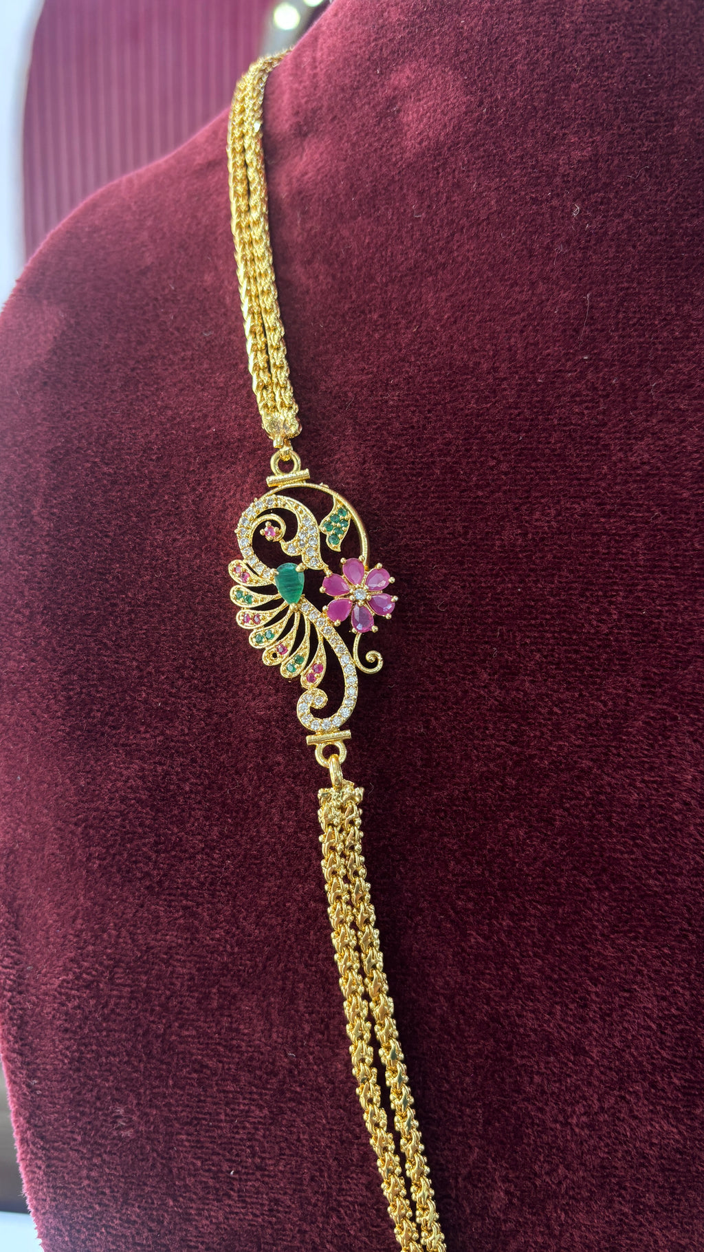 2Line Ballbasha Locket Chain SRJTH53