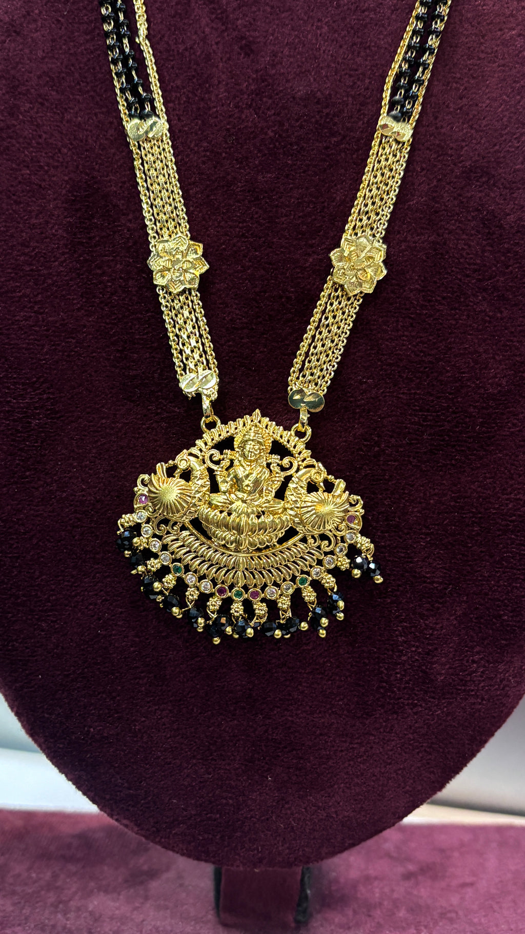 Laxmi Patti Black Beads SRJLBB30