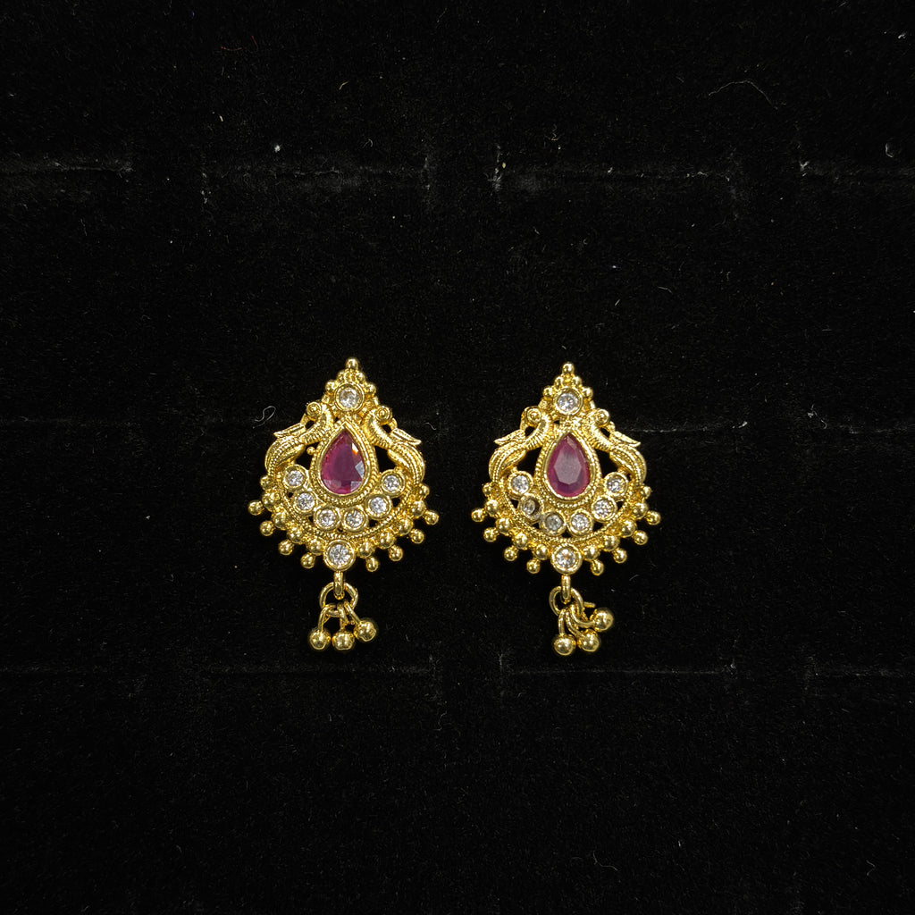 Pink & White Studs SRJER85