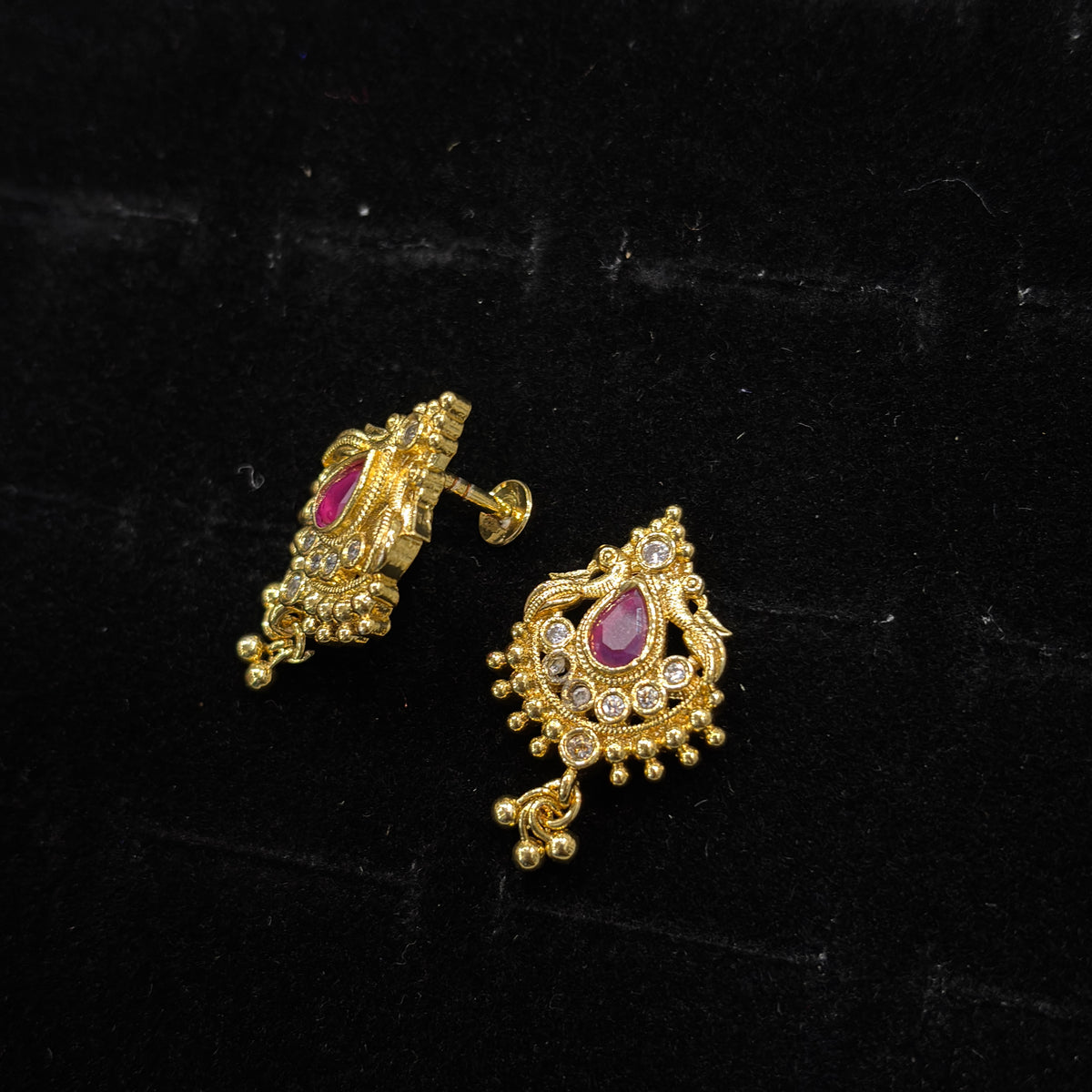 Pink & White Studs SRJER85