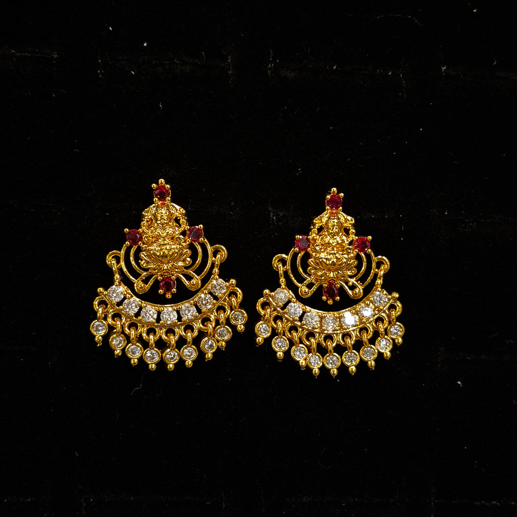 Laxmi Devi Stone Litic Studs  SRJER95