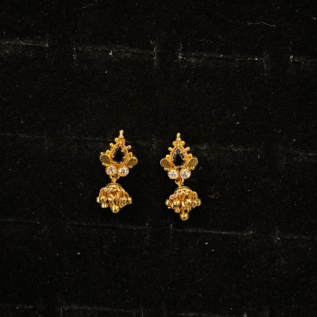 Cute Gold Jhumkas SRJER74