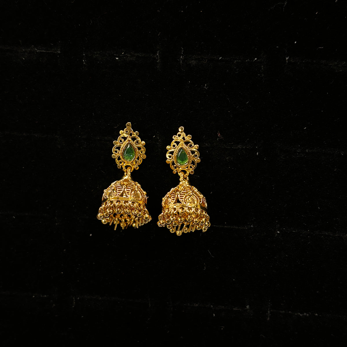 Green Jhumka SRJER77