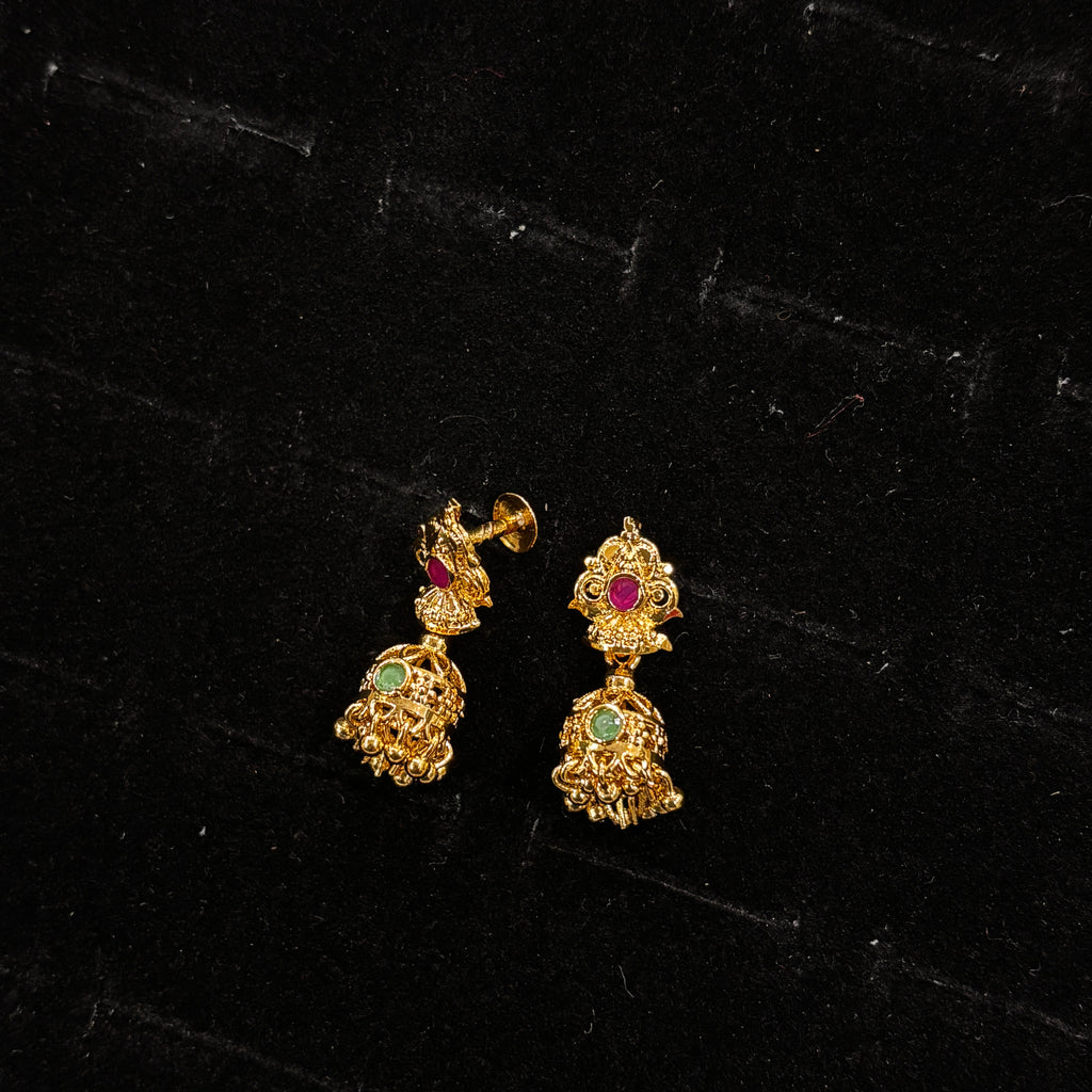 Cute Gold Replica Jhumka SRJER78