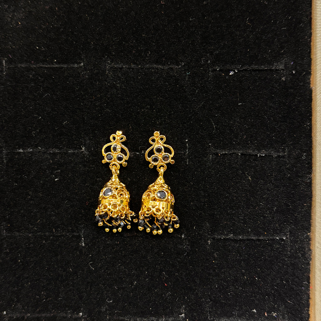 Black Jhumka SRJER128