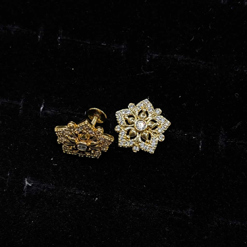 Flower Stone Studs SRJER131