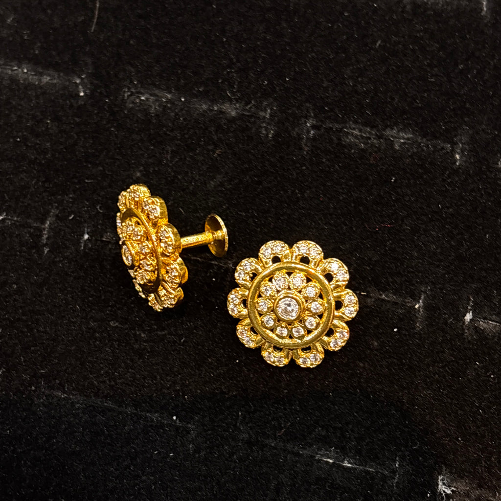 Flower Stone Studs SRJER132